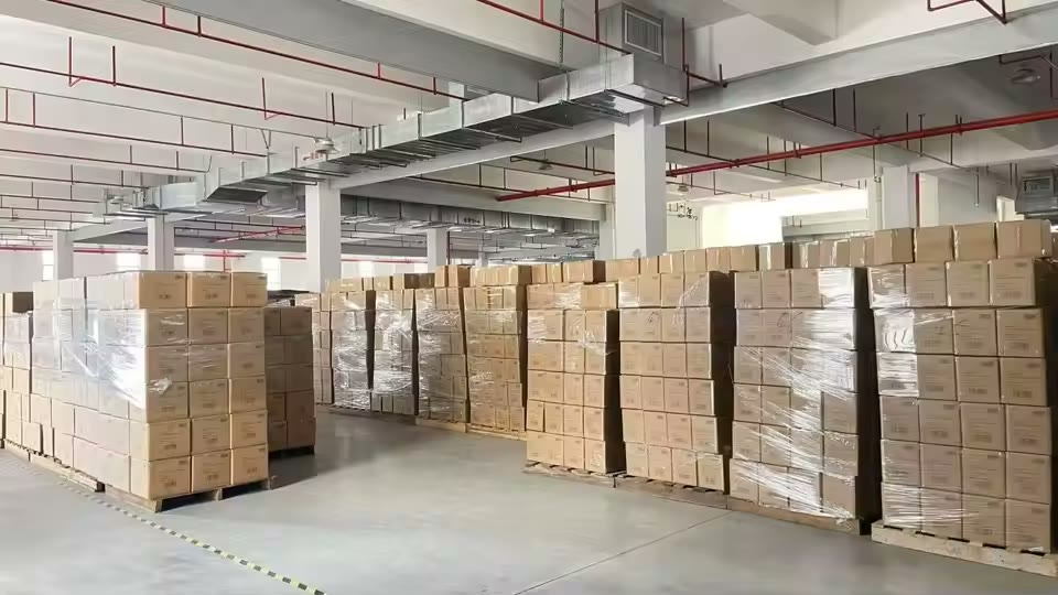 Finished-goods packing area